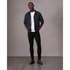 Rag & Bone Fit 1 Skinny Fit Jean Extra Slim Aero Stretch Denim Black Sz 29 Black